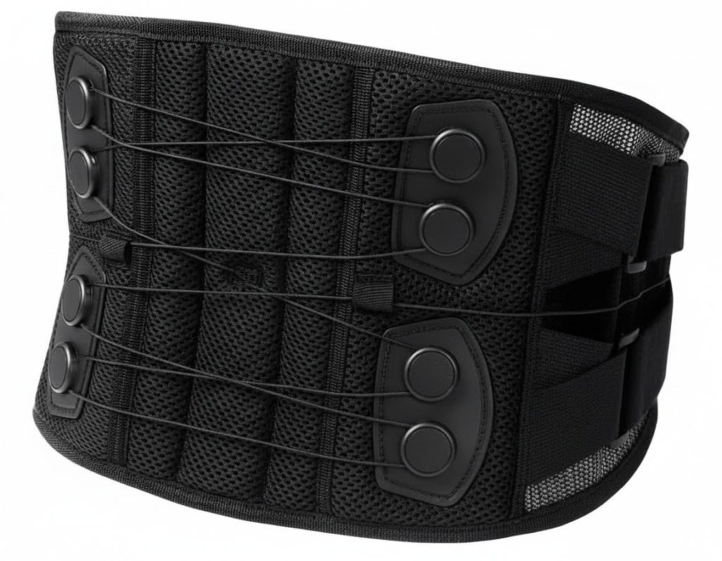 滑車の原理で小さい力でも強力な締め付けが可能