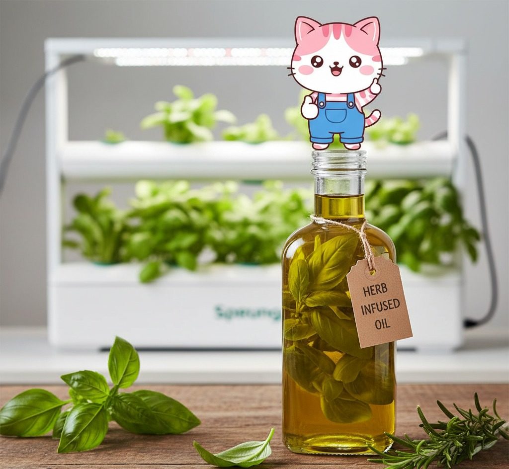 ハーブのオイル漬け